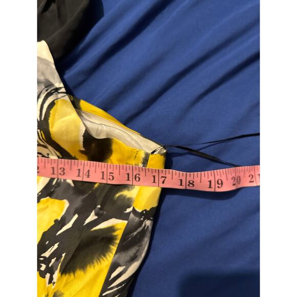 Vince 100% silk floral sleeveless sundress womens 6 boho classic preppy evening - Picture 8 of 10